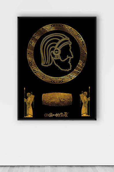 CYRUS THE GREAT GOLDEN CANVA