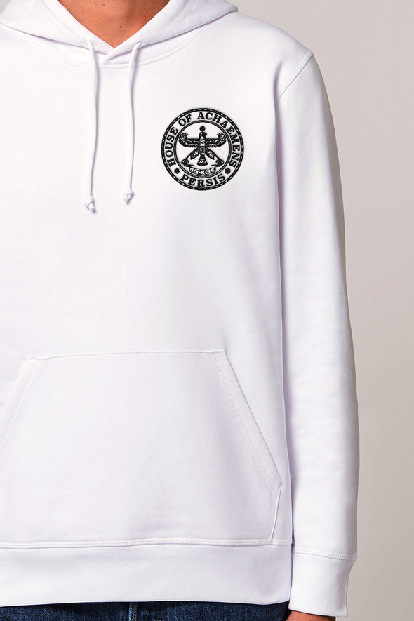 HOUSE OF ACHAEMENS EMBROIDERED BASIC HOODIE